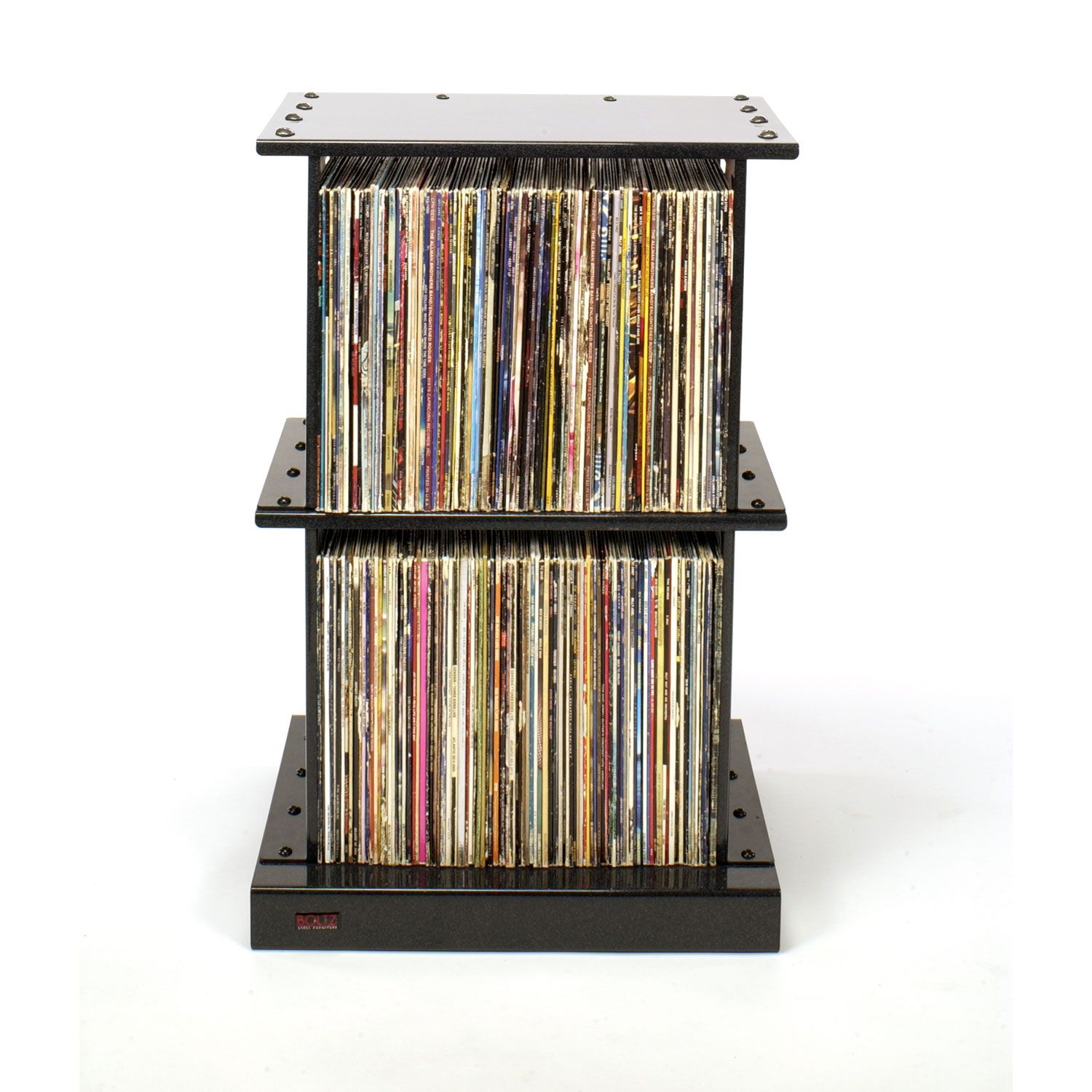 2 Shelf Lp Album Storage Rack Audio, Record Album Shelves