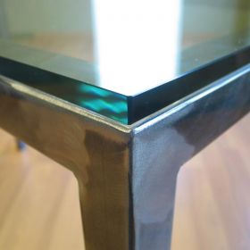 Steel Desk - Platinum Finish