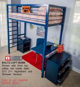 Steel Loft BunkZ Beds by Boltz furniture