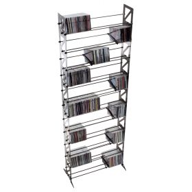 Steel CD Storage Rack, Store 600 CDs