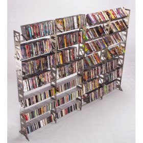 CD, DVD, VHS Multimedia Floor Rack & Shelving (MM-1008)