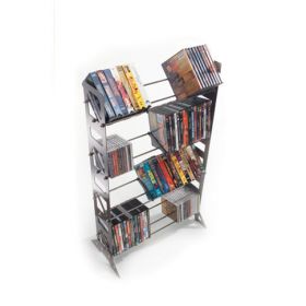 CD, DVD, VHS Multimedia Floor Rack & Shelving (MM-160)