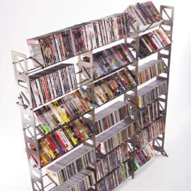 CD, DVD, VHS Multimedia Floor Rack & Shelving (MM-756)