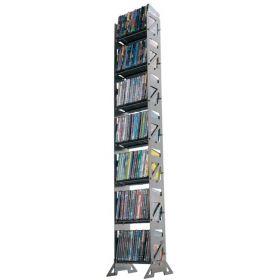 CD, DVD, VHS Multimedia Floor Rack & Shelving (MM-126)