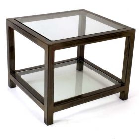 Steel & Glass Audio Video Table (P6)