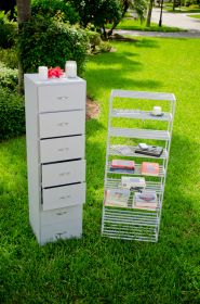 Boltz Heavy Duty 7 Drawer Steel Cabinet and Steel 7 Shelf Stand