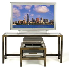 TV / LCD / Plasma Stand & Audio Video Caddy Combo