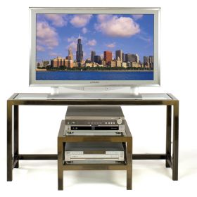 TV / LCD / Plasma Stand & Audio Video Caddy Combo