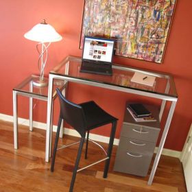 Stainless Steel Laptop Desk