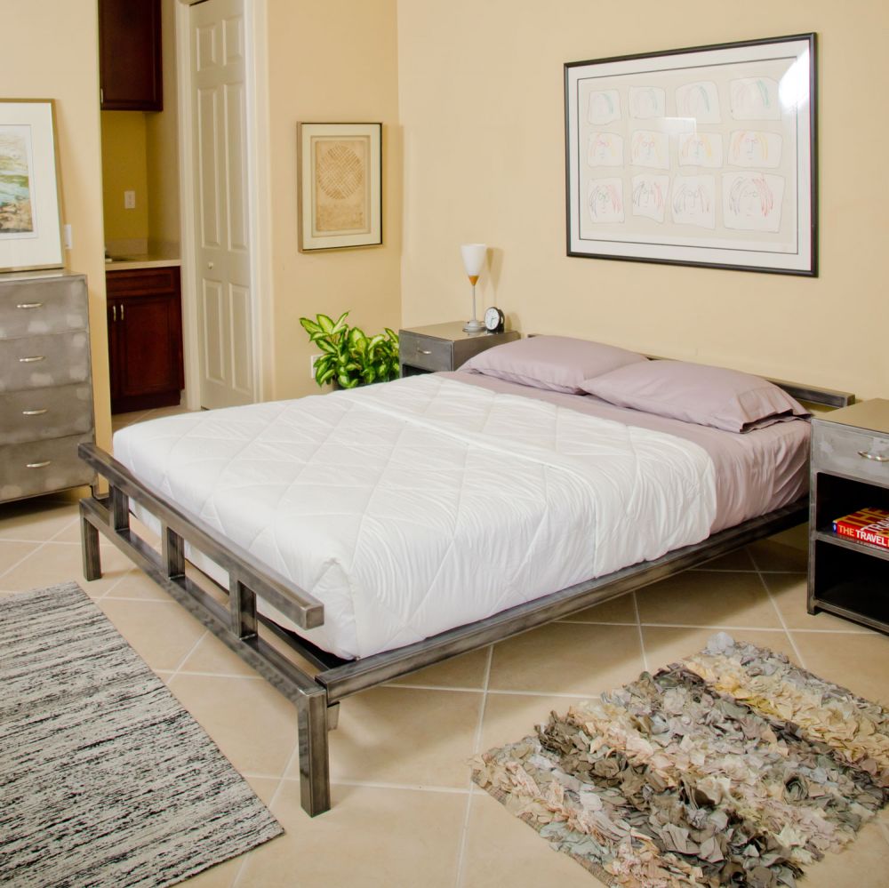 Stainless steel platform bed discount